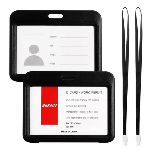 Sided transparent card - id,