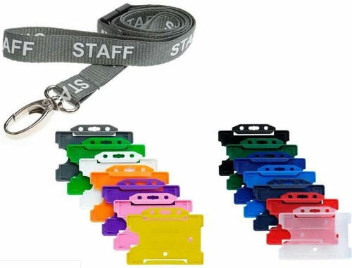 Staff lanyard grey metal - lanyard,