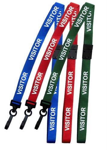 Visitor soft neck lanyard - visitor,