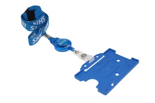 Nhs retractable lanyard - retractable, with