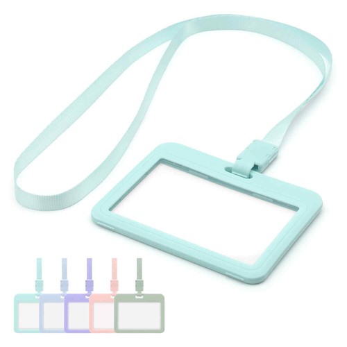 Lanyard with plastic - plastic, card