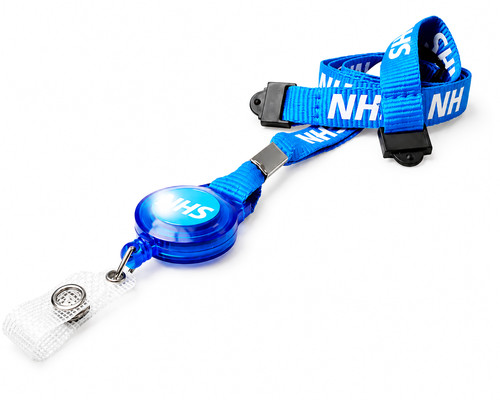Nhs lanyard retractable - nhs, •