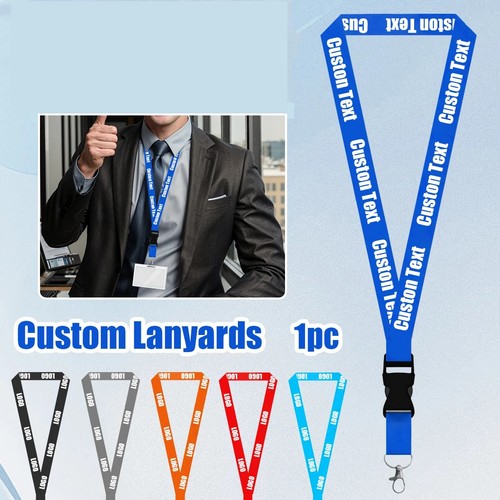 Personalised lanyard with - lanyard,