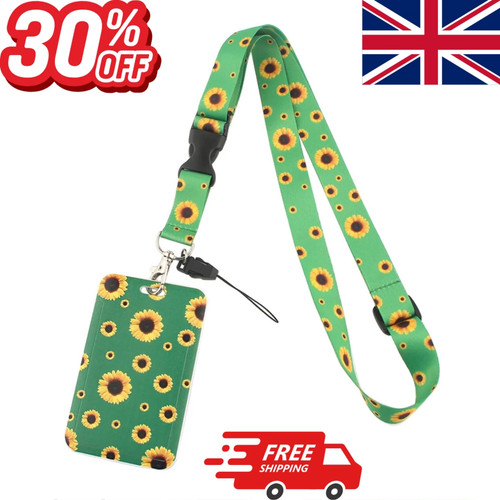 Sunflower lanyard adjustable - sunflower,