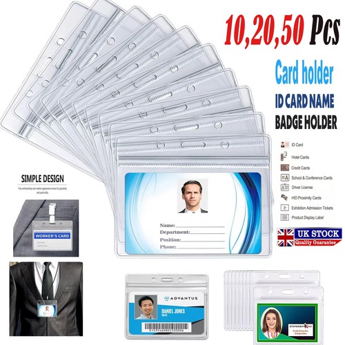 Pack clear badge holder - pack, id