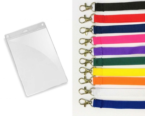 Plain lanyard metal neck strap - plain,