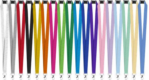 Plain lanyard neck strap 20mm - lanyard,
