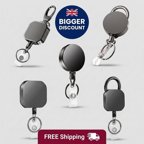 Retractable badge key chain - badge,