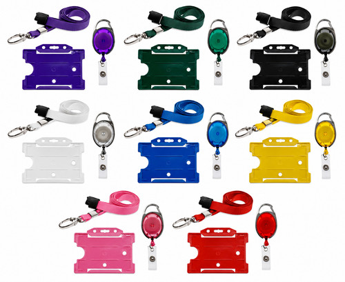 Badge set card - badge, holder