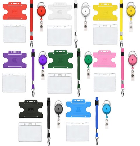 Retractable card badge - card,