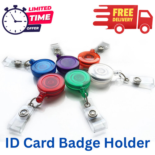 Card badge reel translucent - id,