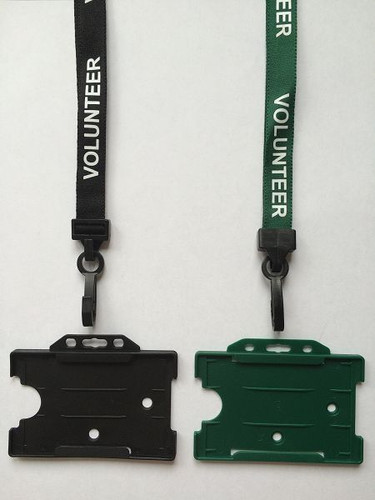 Volunteer lanyard with - volunteer, id