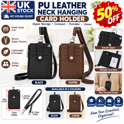 Leather wallet work office - pu,