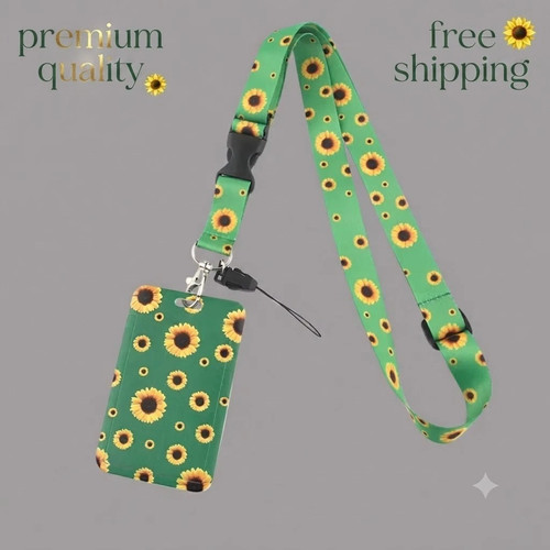 Floral lanyard neck - floral,