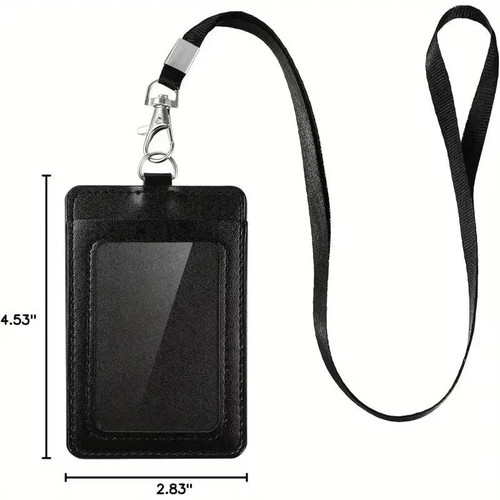 Leather vertical badge - pu,