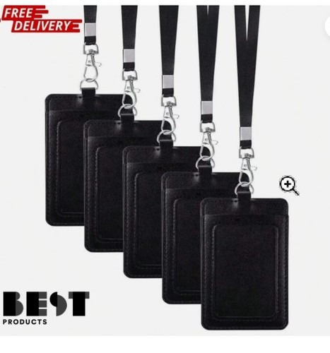 1pc leather vertical badge - vertical,