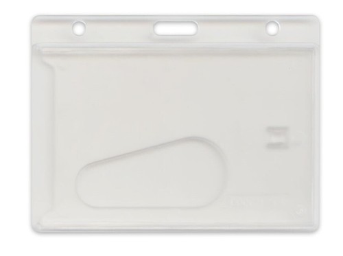 Rigid enclosed card badge - rigid,