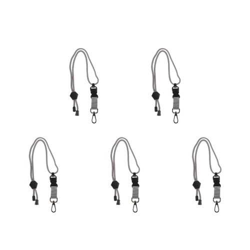 Sturdy grey breakaway lanyard - sturdy,