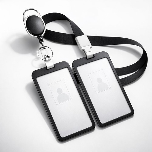 Pack black metal retractable - 2,