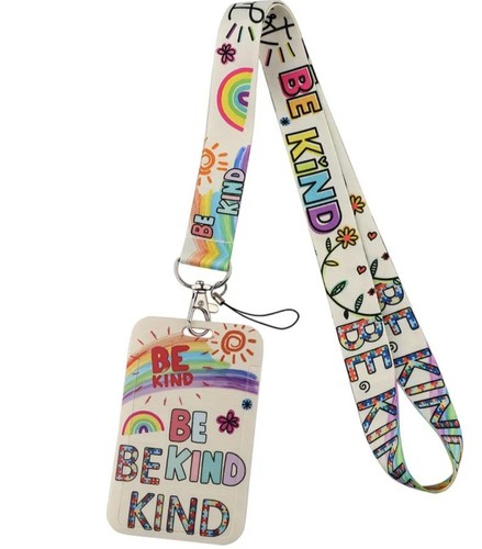 Kind lanyard badge - be,
