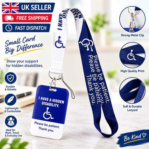 Hidden disability lanyard - hidden,