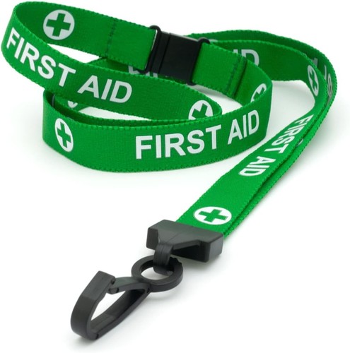 First aid lanyard badge - aid, holder