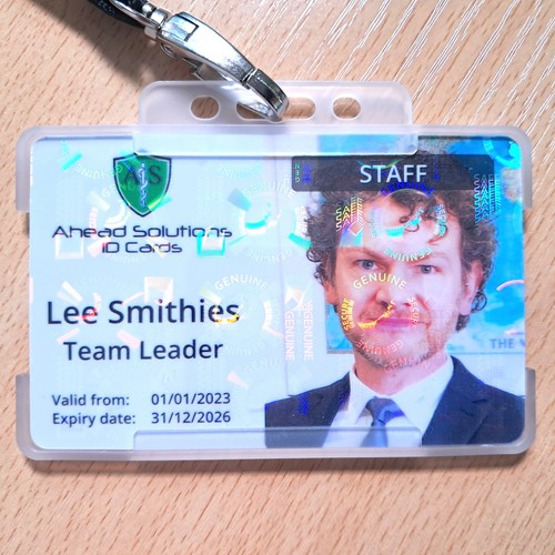 Holographic staff badge - staff,