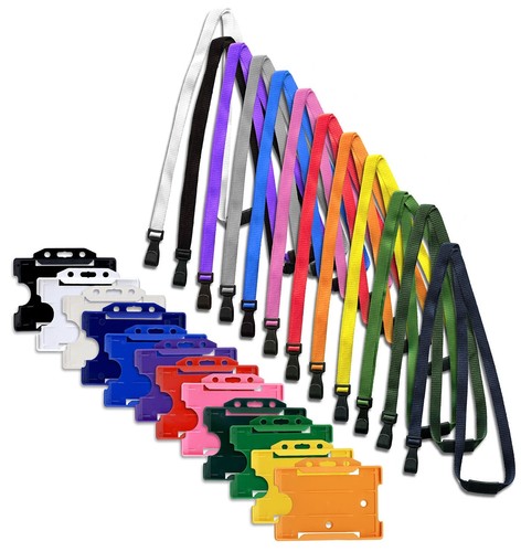 Badge holder with soft - holder,