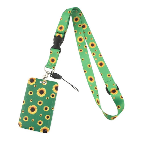 Sunflower adjustable lanyard - sunflower,